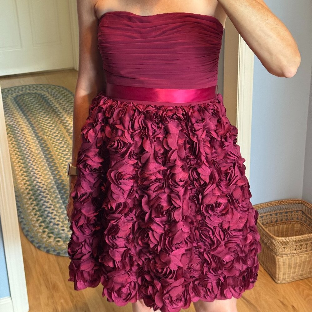 Aidan Mattox Rose Cocktail Dress Women Size 8
